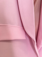 Blazer Lungo con Maniche 3/4 | Look Elegante da Ufficio