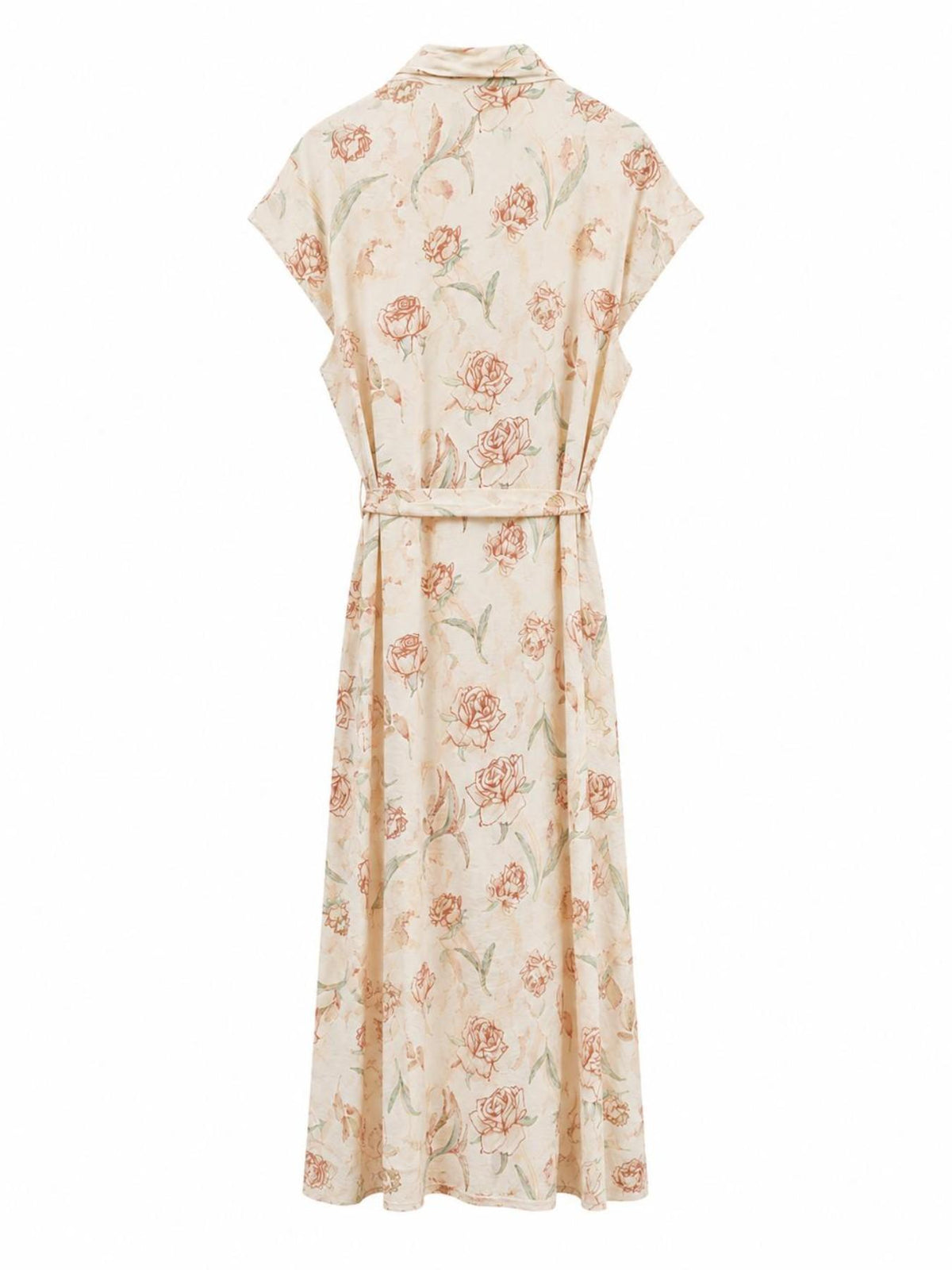 Abito Camicia Midi a Fiori | Look Elegante Estivo