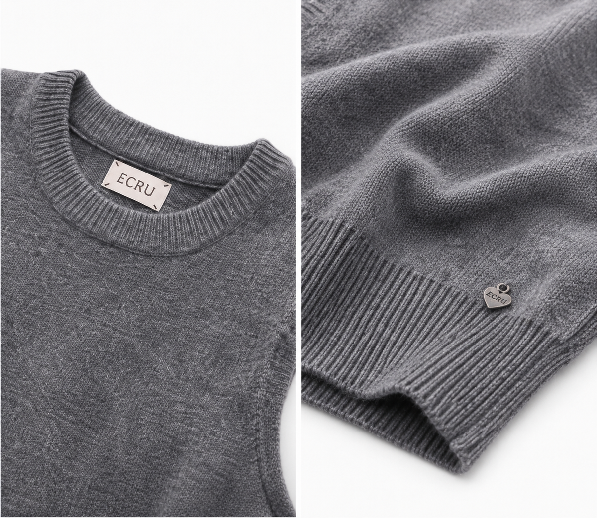 Top a Maglia Senza Maniche con Girocollo | Stile Casual
