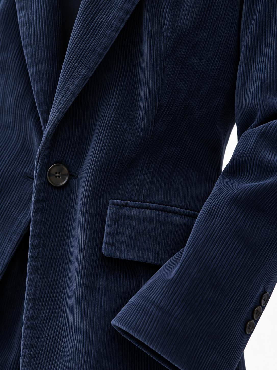 Blazer in Velluto con Collo a Risvolto | Stile Elegante