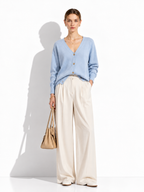 Cardigan a Maglia con Scollo a V e Bottoni | Stile Casual