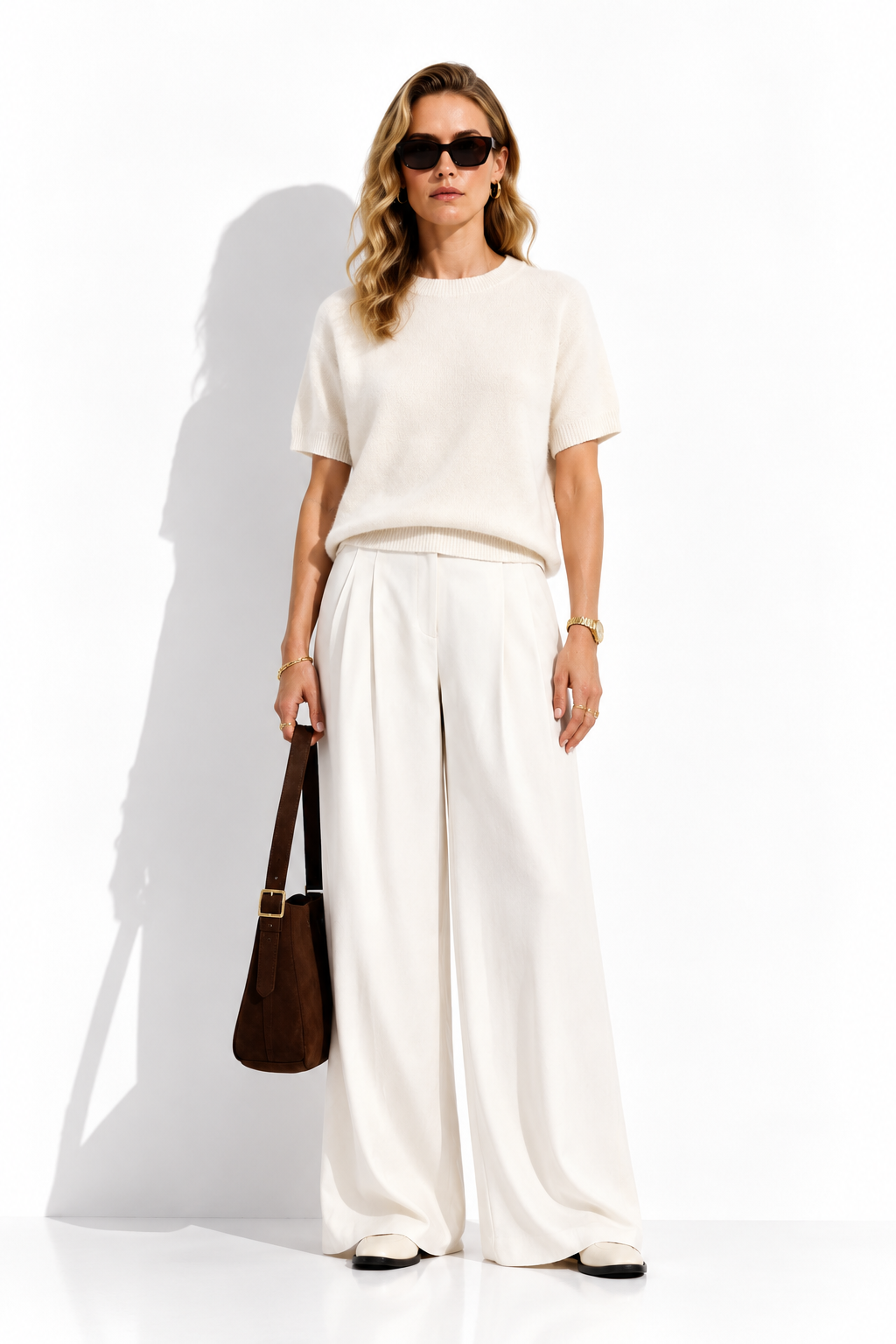 Maglia a Maniche Corte con Girocollo | Stile Casual