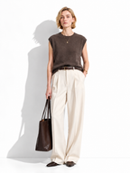 Maglia Loose Senza Maniche con Girocollo | Stile Casual
