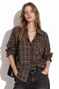 Camicia a Quadri con Tasca e Bottoni | Stile Casual