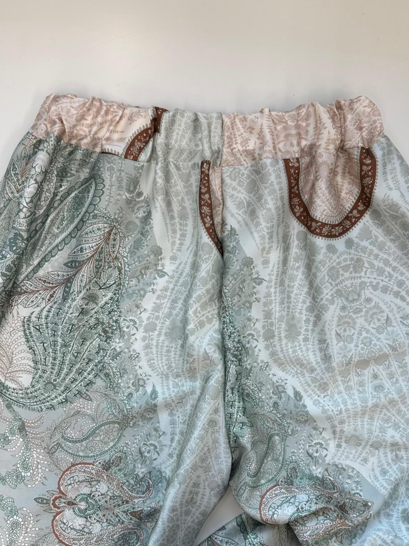 URBANREVERSE Boho Kimono Set Kimono Jacket Wide Leg Pants Two Piece Coordinated Women Boho Resort Chic Matching Set Summer Look Holiday Outfit Elegant Casual Luxury Street Style Italian Style premium look relaxed fit Made in Italy