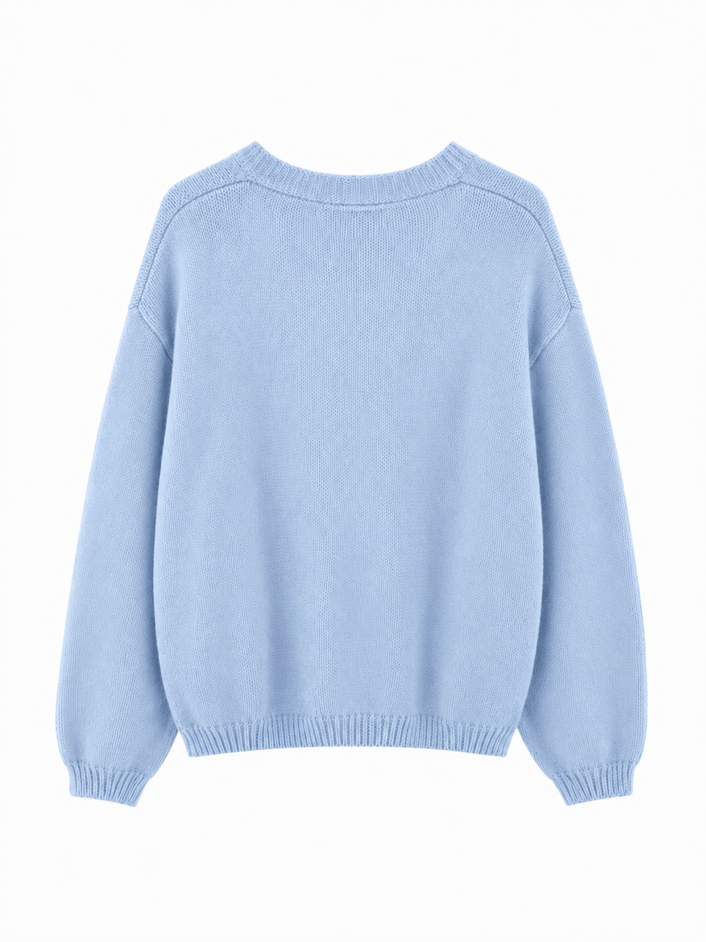 Cardigan a Maglia con Scollo a V e Bottoni | Stile Casual