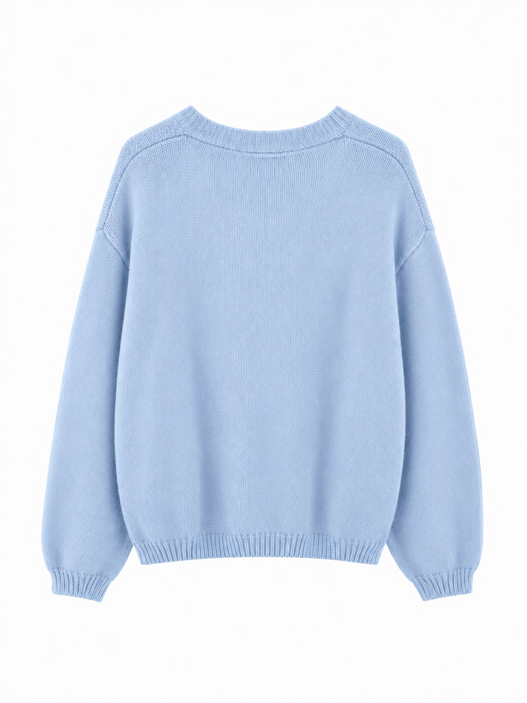 Cardigan a Maglia con Scollo a V e Bottoni | Stile Casual