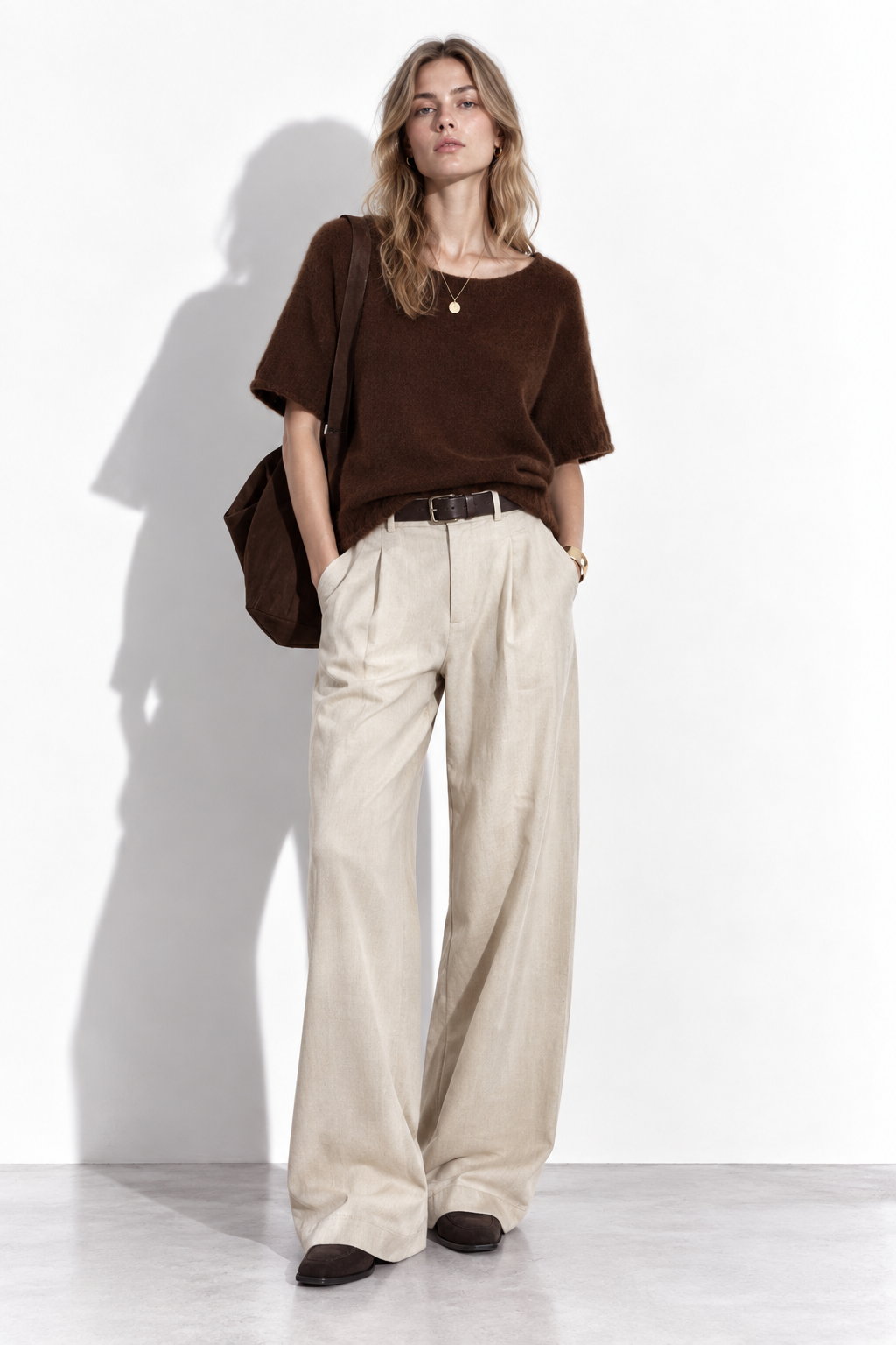 Maglia a Maniche Corte con Girocollo | Stile Casual