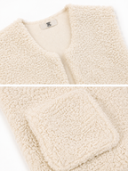 Gilet in Pelliccia Teddy Senza Maniche | Stile Invernale