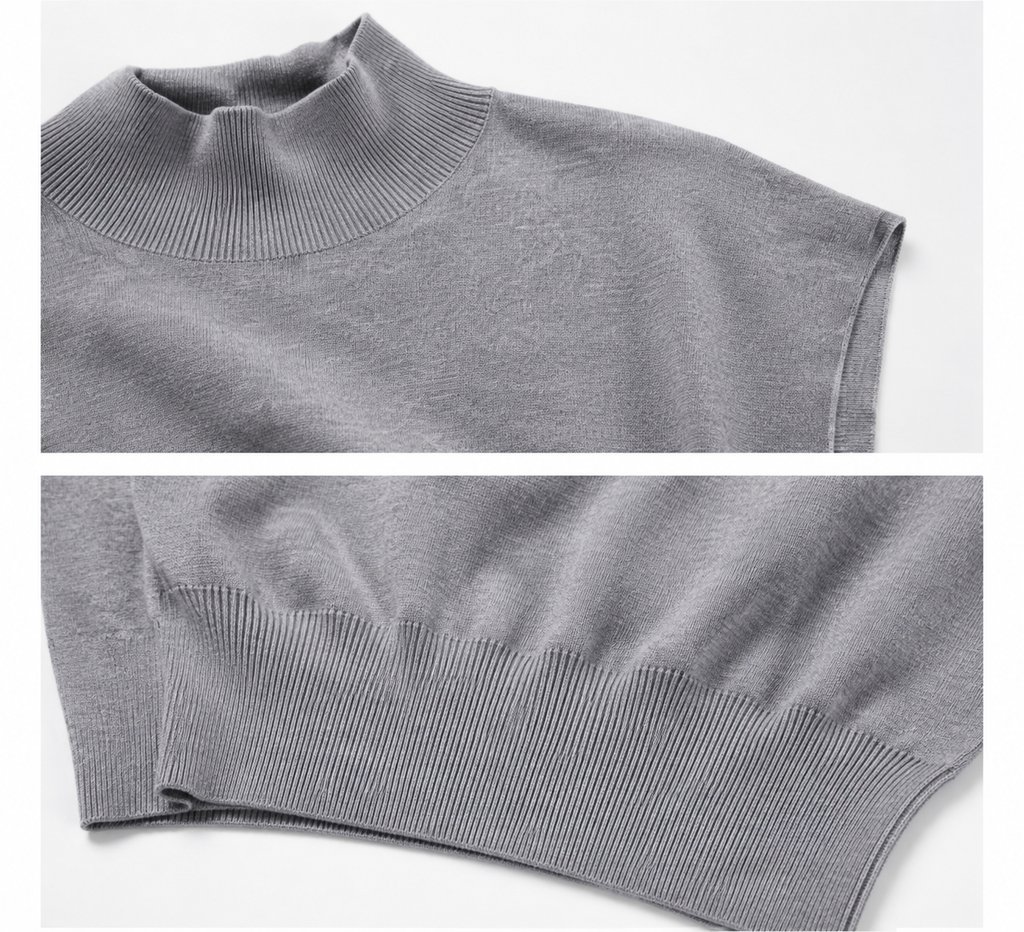 Completo a Maglia con Gonna a Portafoglio | Stile Elegante