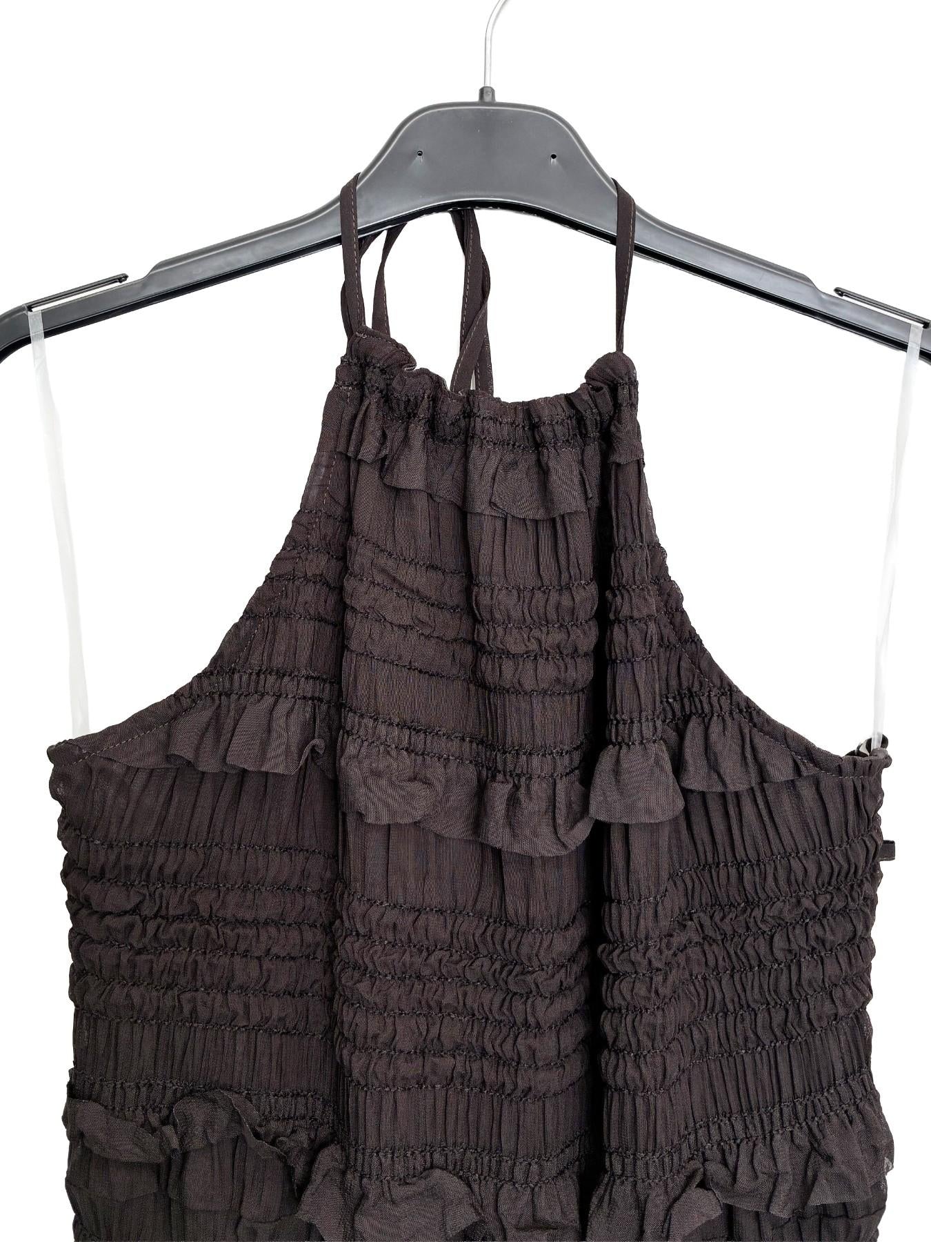 URBANREVERSE Maxi Dress Halter Dress Women Long Dress Backless Dress Ruffle Dress Bodycon Dress Elegant Dress Evening Dress Party Dress Summer Outfit Chic Style Fashion Trend Spring Summer Made in Italy