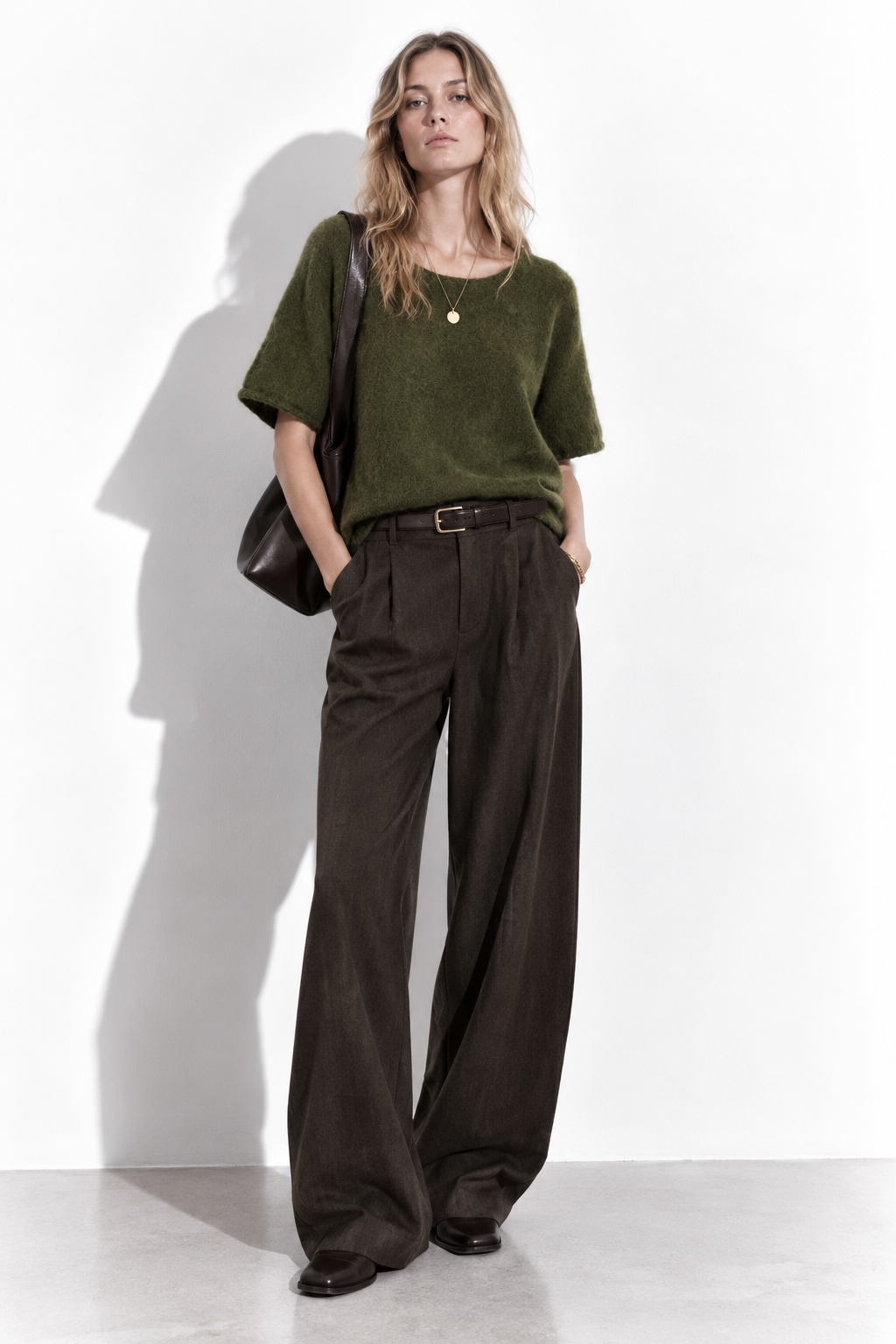 Maglia a Maniche Corte con Girocollo | Stile Casual