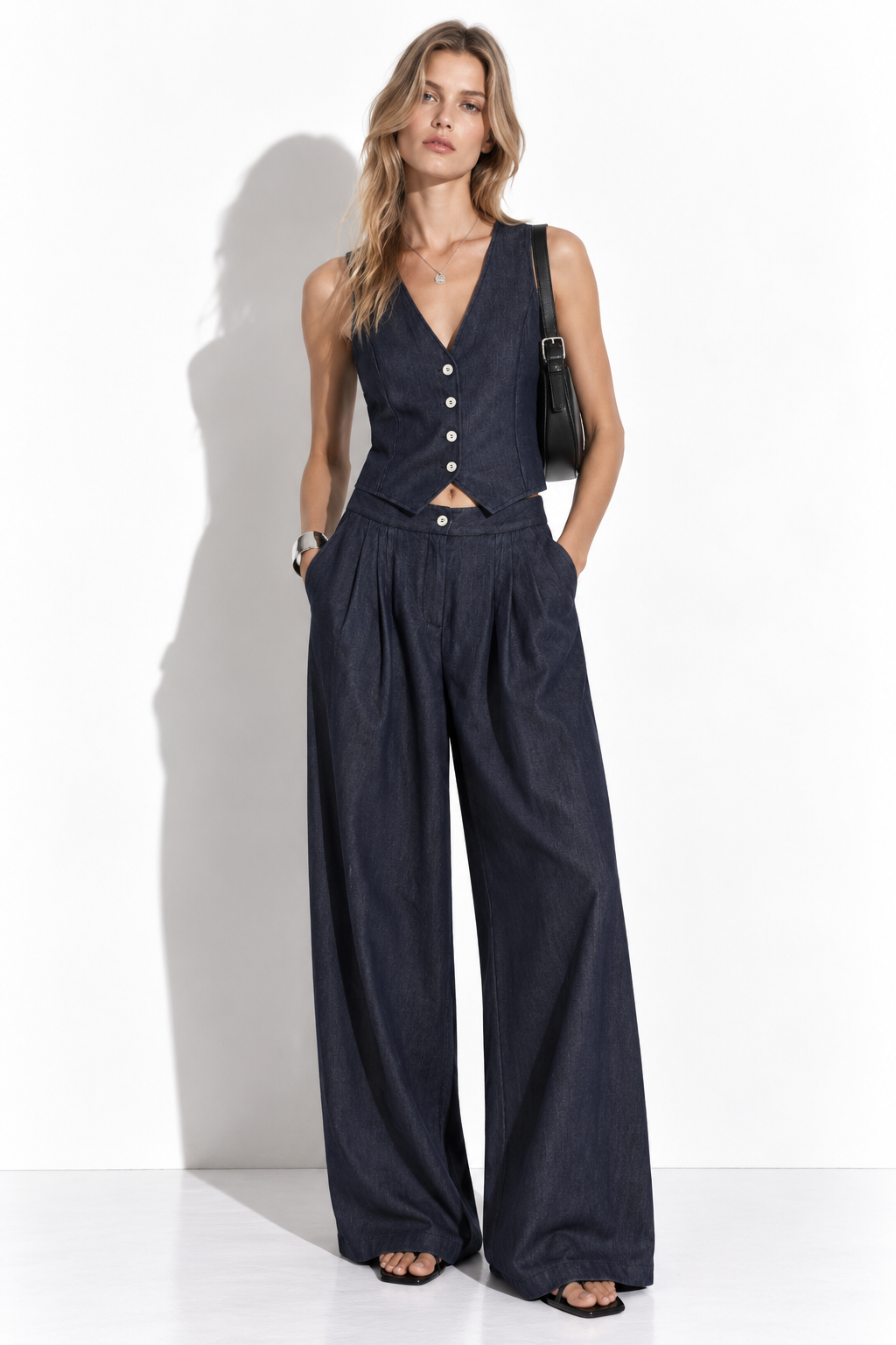 Completo Lino con Gilet e Pantaloni | Resort Chic