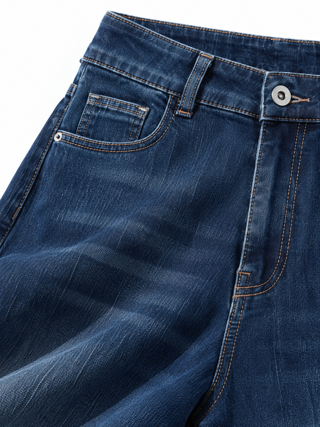 Jeans a Vita Alta con Gamba Larga | Stile Casual
