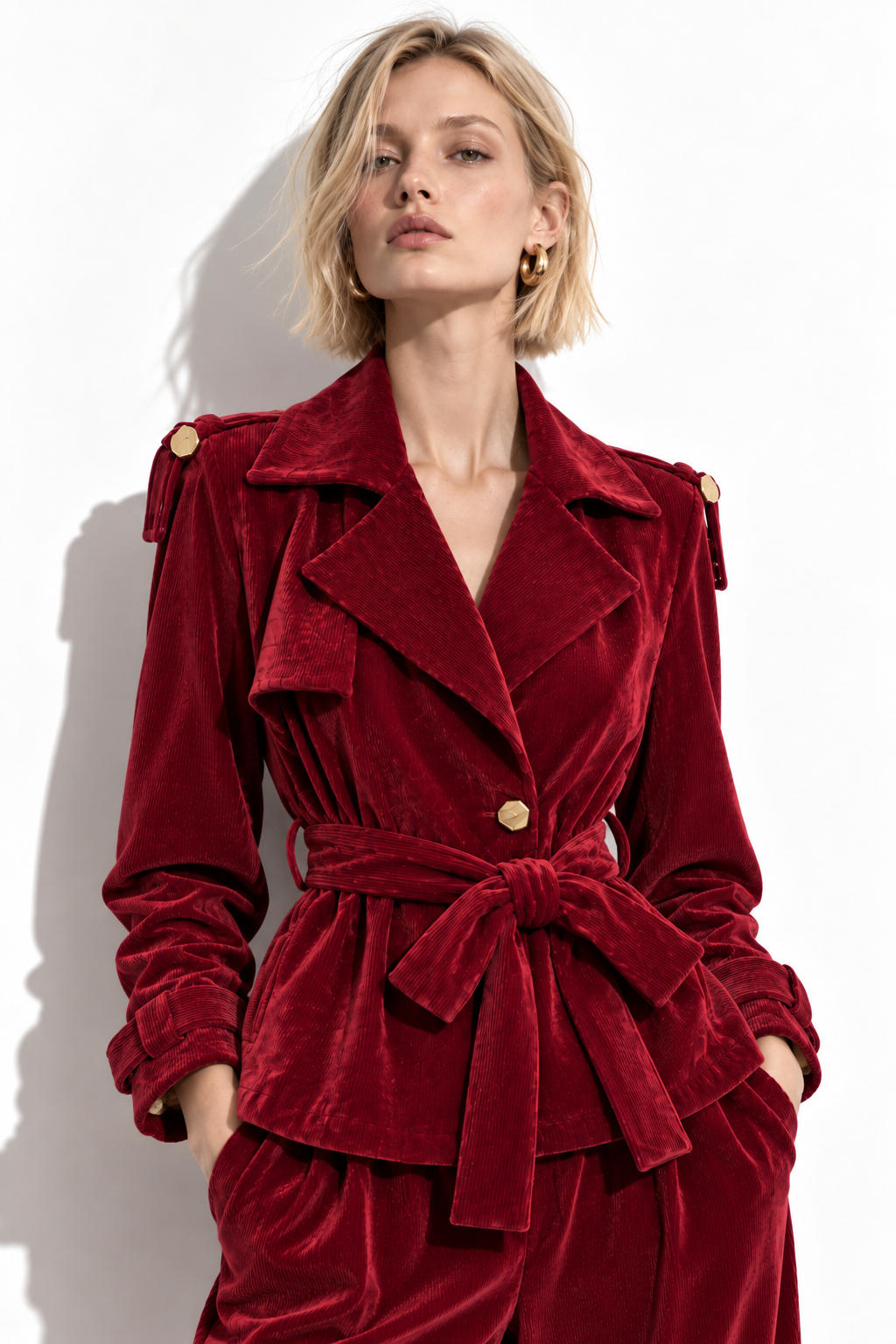 Completo in Velluto con Giacca e Pantaloni | Stile Vintage