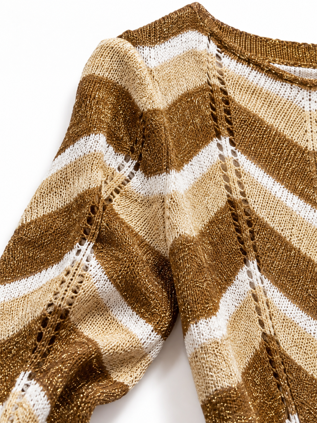 Copricostume Maxi Uncinetto con Inserti Metallici | Resort Chic