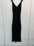URBANREVERSE Women Metallic Crochet Maxi Dress Sleeveless Knit Beach Dress Shimmer Openwork Cover Up Elegant Resort Wear Minimal Luxury Summer Vacation Outfit Sheer Sparkle Knitwear Coastal Chic Lightweight Glamour Made in Italy
