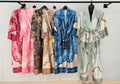 URBANREVERSE Boho Kimono Set Kimono Jacket Wide Leg Pants Two Piece Coordinated Women Boho Resort Chic Matching Set Summer Look Holiday Outfit Elegant Casual Luxury Street Style Italian Style premium look relaxed fit Made in Italy