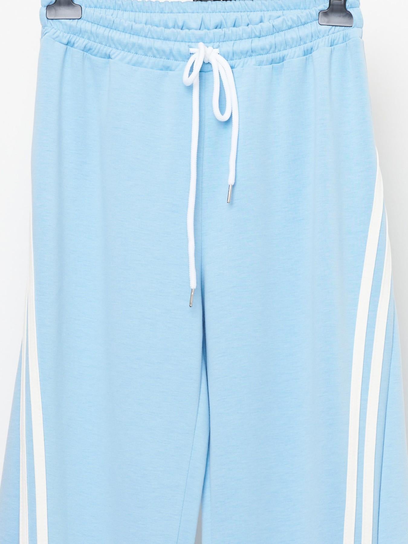URBANREVERSE Loose Track Pants Wide Leg l Baggy Stripes Striped Sport drawstring Mid Rise Elastic Waist Drawstring Side Stripe Sport Casual Chic Fashion Tchic Streetwear Relaxed Fit Comfort Stretch Lounge sweatpants Womenswear 2026 Made in Italy
