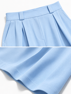 Pantaloni Palazzo a Vita Alta con Gamba Larga