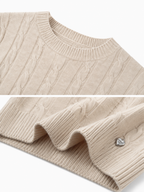 Knitted Set with Top and High-Waist Skirt | Casual Style