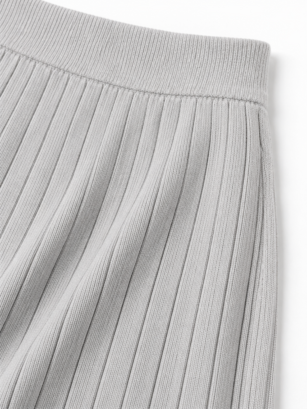 Gonna a Maglia a Vita Alta con Elastico | Stile Casual
