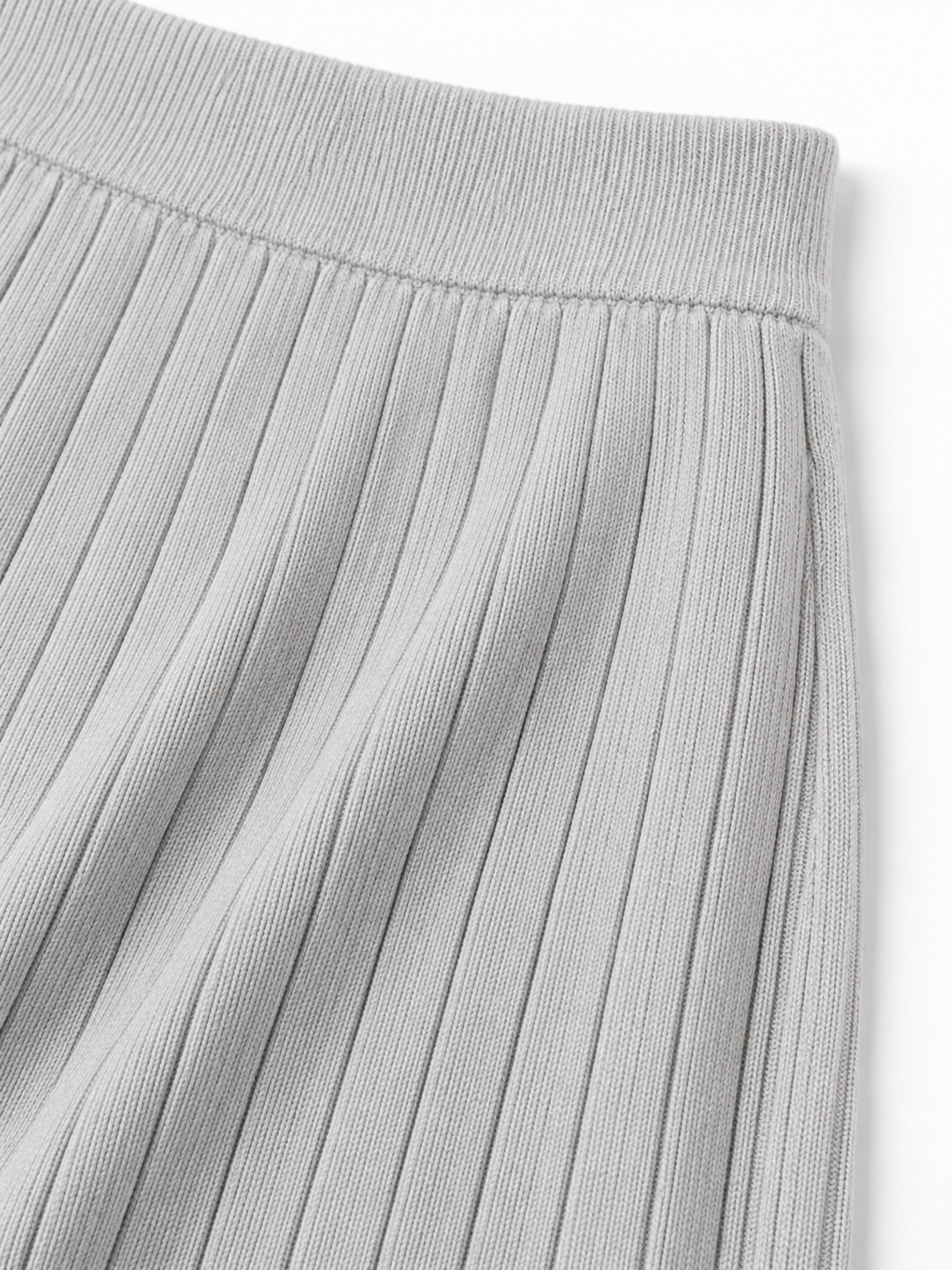 Gonna a Maglia a Vita Alta con Elastico | Stile Casual