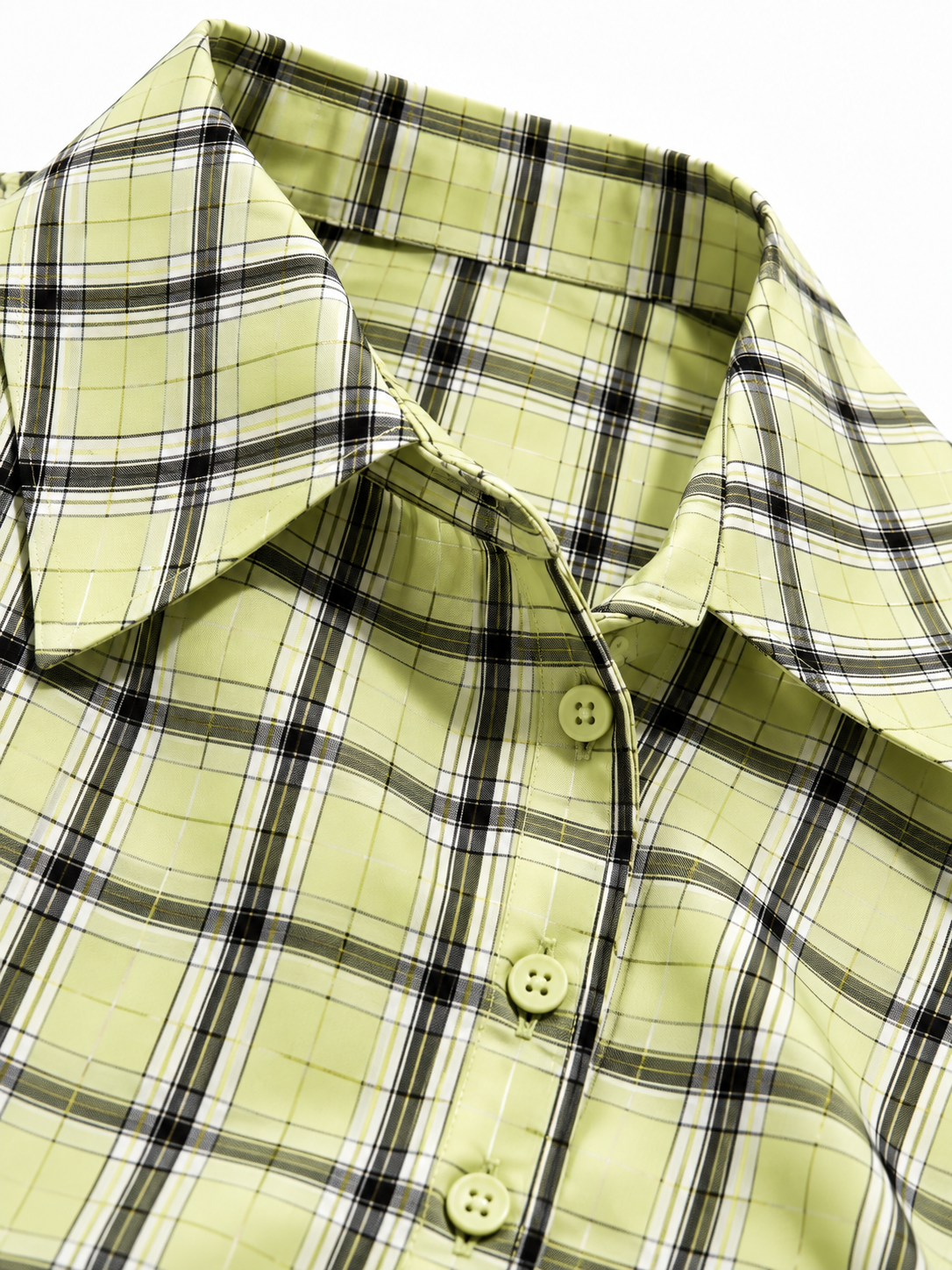 Camicia a Quadri con Arricciatura in Vita | Stile Casual