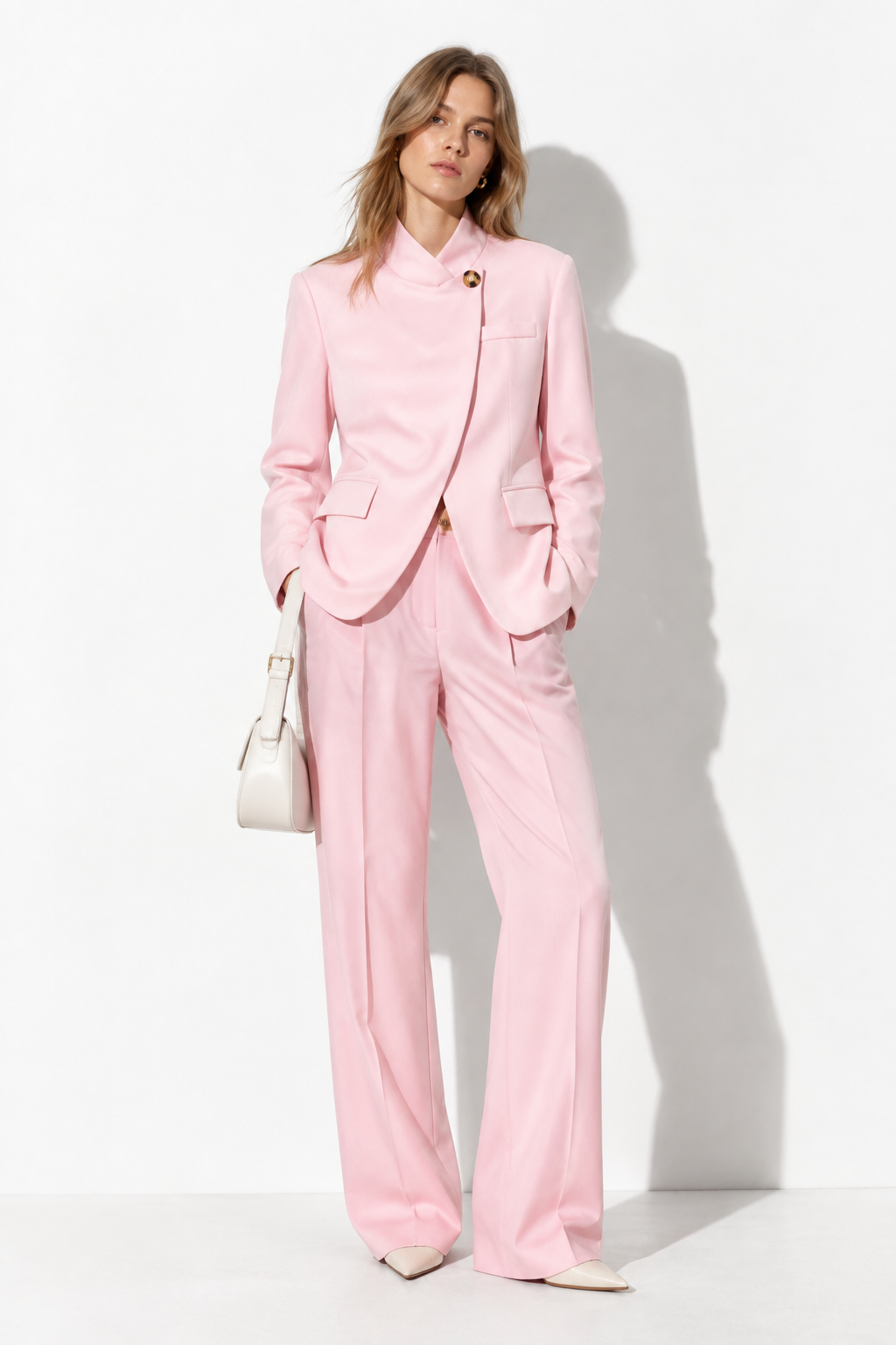 Blazer Strutturato in Tessuto Leggero
