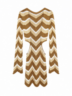 Copricostume Maxi Uncinetto con Inserti Metallici | Resort Chic