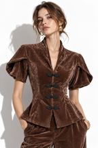 Completo in Velluto con Giacca e Pantaloni | Stile Vintage
