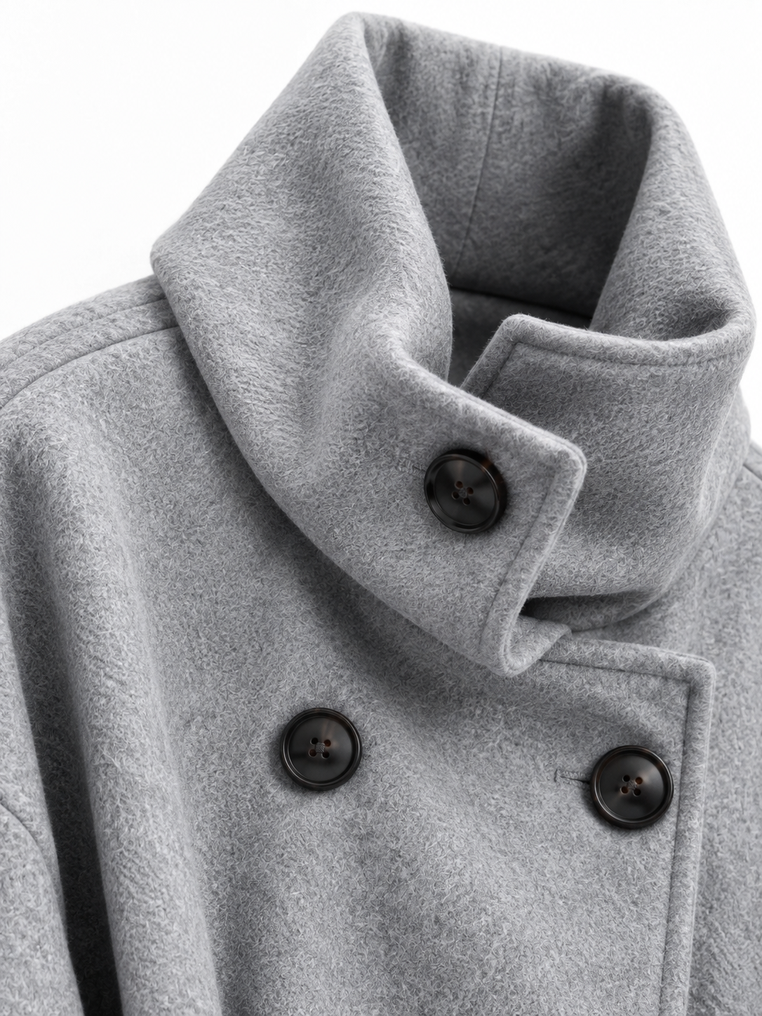 Cappotto Lungo Doppiopetto con Cintura | Stile Elegante