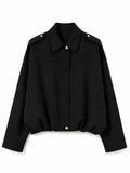 Giacca Pilota in Finta Pelle Scamosciata | Stile Casual