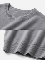 Maglia Loose Senza Maniche con Girocollo | Stile Casual