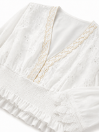 Blusa Broderie Anglaise | Look Boho Estivo