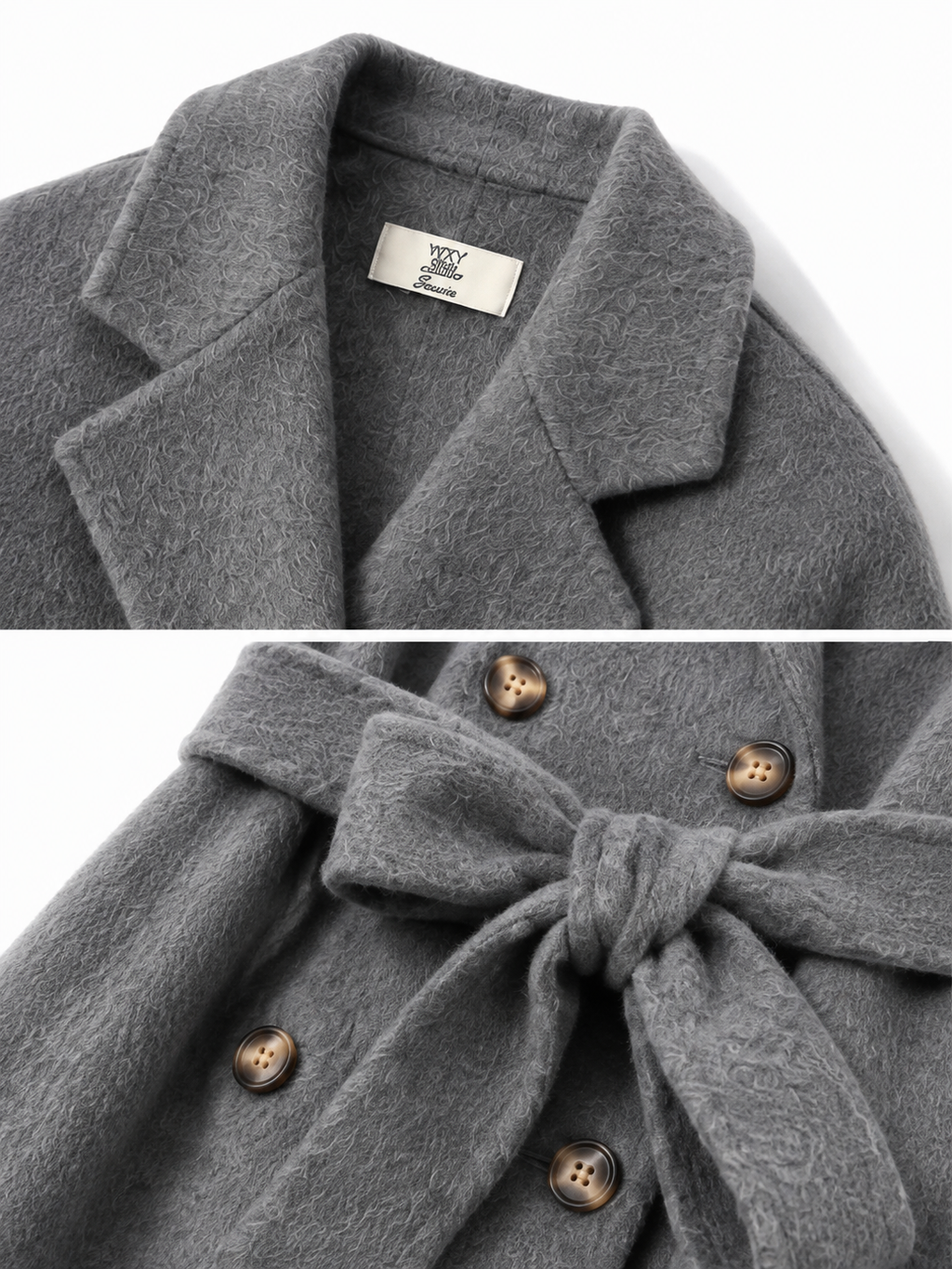 Cappotto Lungo con Doppio Bottone e Cintura | Stile Elegante